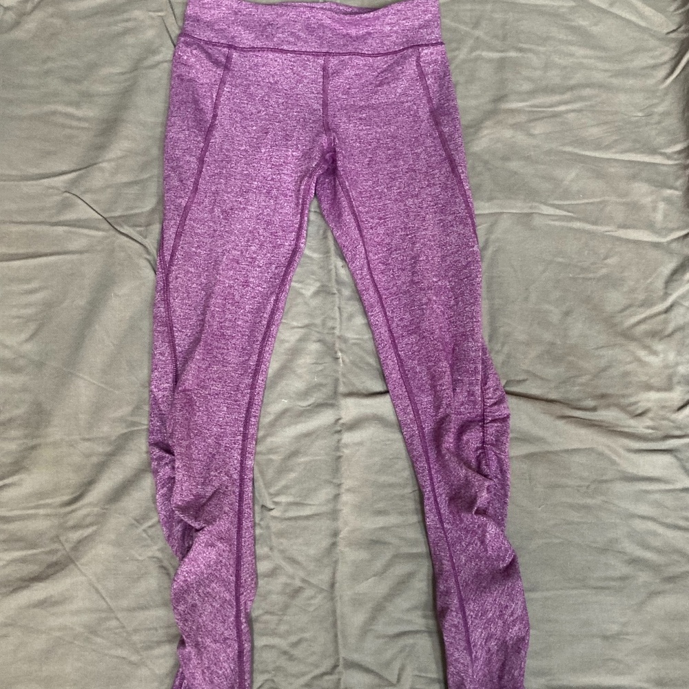purple iviva leggings size 10 in girls